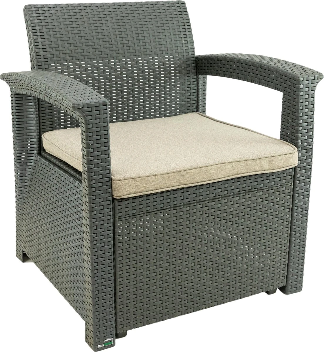 MaxxGarden Rattan Loungeset - 4 Persoons Zithoek - Design Wicker Tuinset - Afbeelding 4