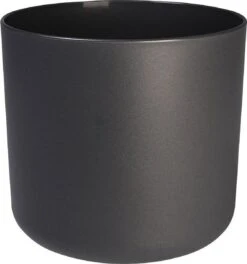 Elho B.for Soft Rond 22 - Bloempot Voor Binnen - Ø 22.3 X H 20.4 Cm - Zwart/Antraciet