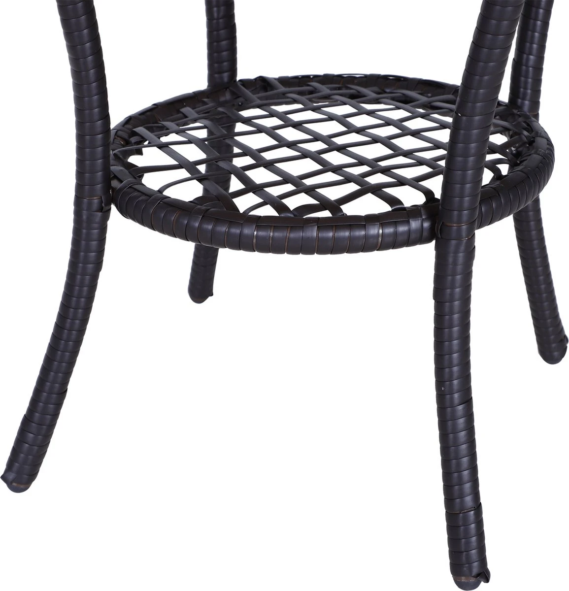 Outsunny Tuinset 7-delig Schommelstoel Set Zitgroep Met Kussens Rotan Bruin 863-030 - Afbeelding 7