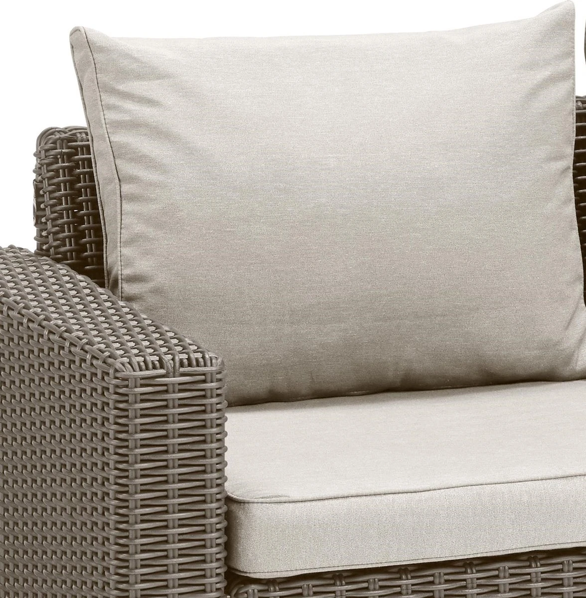 Allibert California Loungeset - 5 Personen - Cappuccino - Afbeelding 11