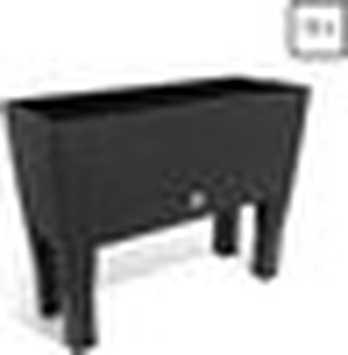 Prosperplast Kunststof Rato Plantenbak Op Poten Met Irrigatiesysteem Antraciet 80 X 33 X 62 Cm - 72 Liter - Balkonbakken/bloembakken - Afbeelding 11