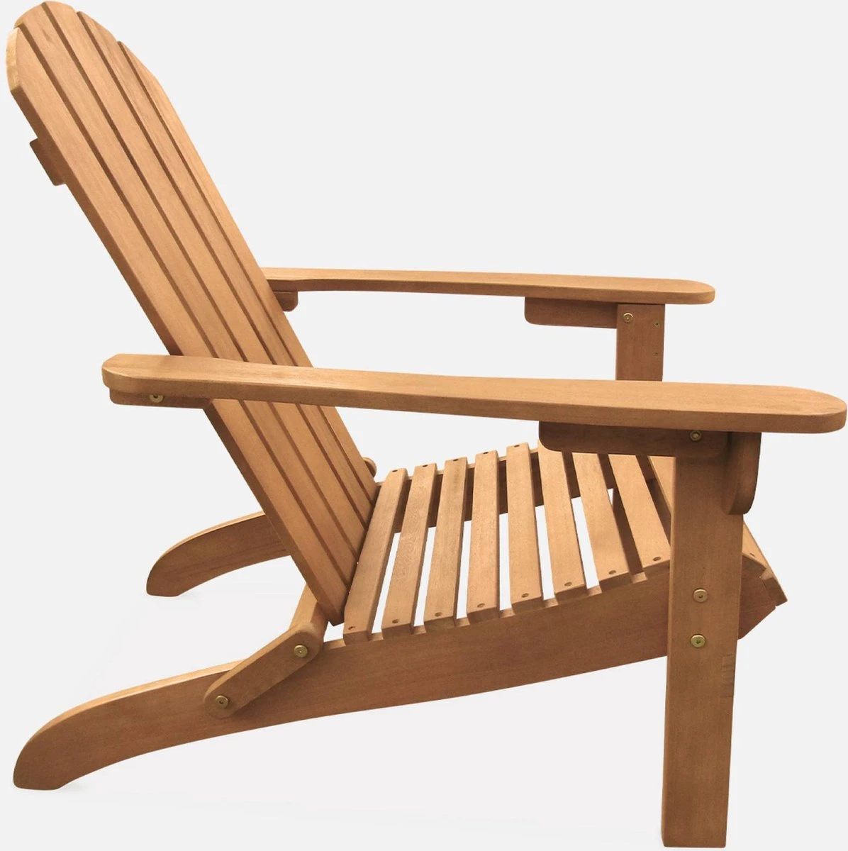 Alice's Garden Relaxstoel Adirondack Salamanca - FSC Eucalyptushout – Naturel - Afbeelding 7