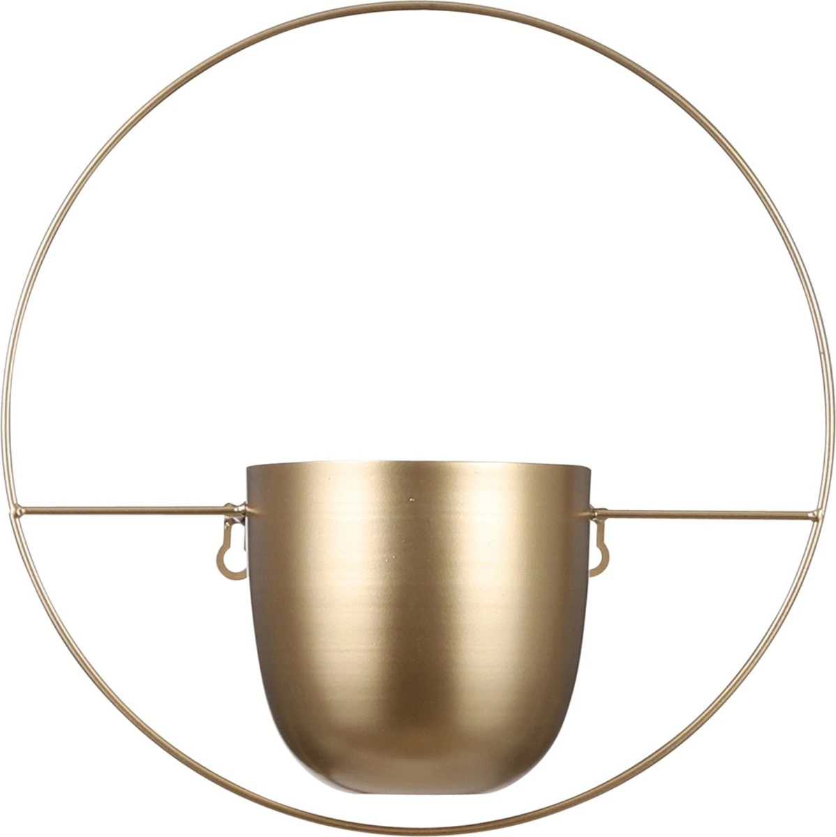 Mica Decorations Dexter Bloempot Wand - L34 X B14 X H34 Cm - Goud