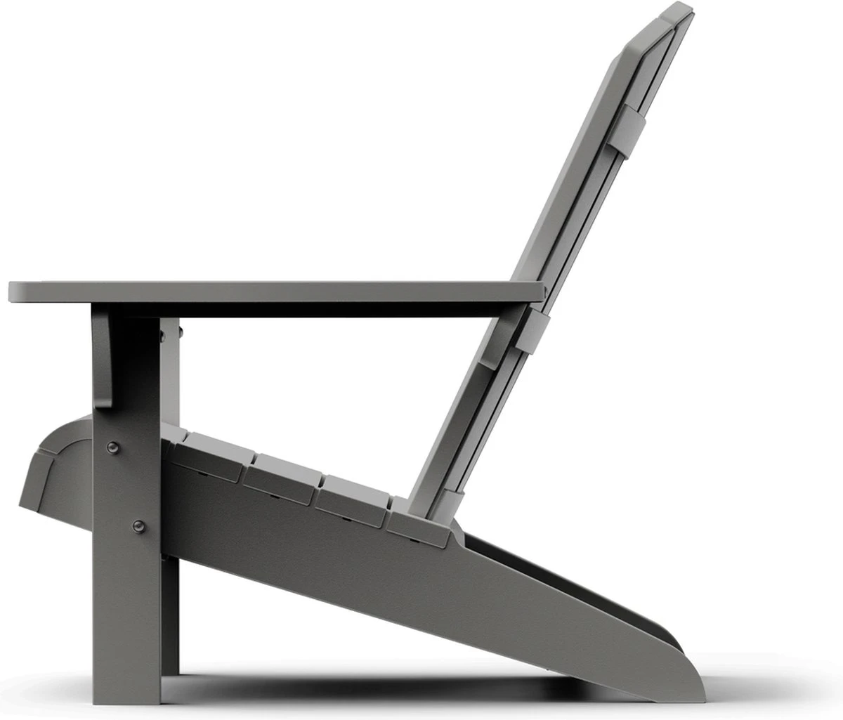 Keter Troy Adirondack Tuinstoel - Set Van 2 - 81x80x96,5cm - Lichtgrijs - Afbeelding 4