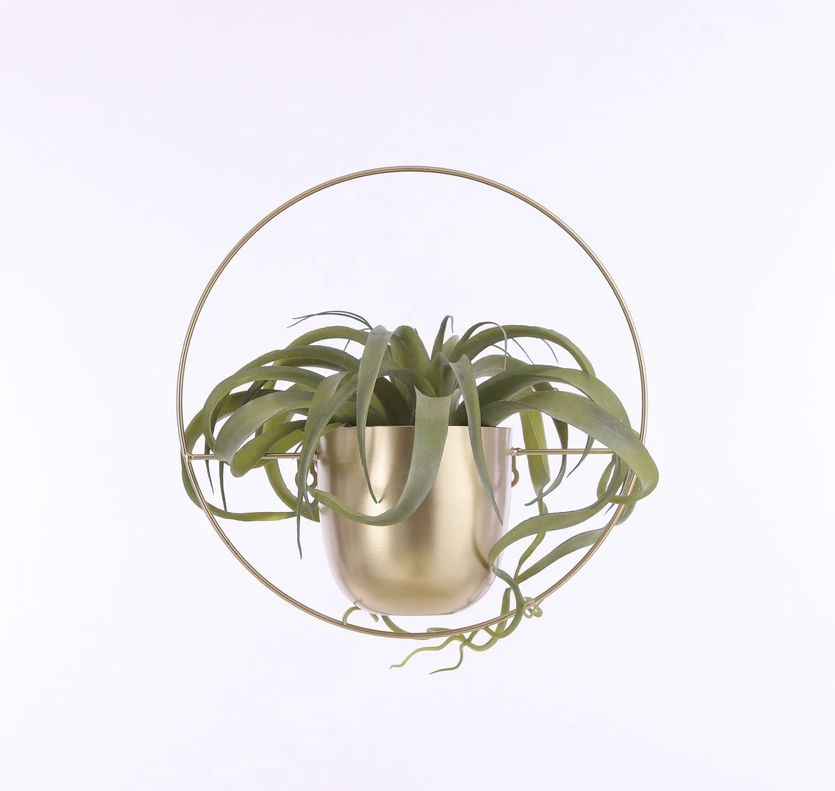 Mica Decorations Dexter Bloempot Wand - L34 X B14 X H34 Cm - Goud - Afbeelding 5