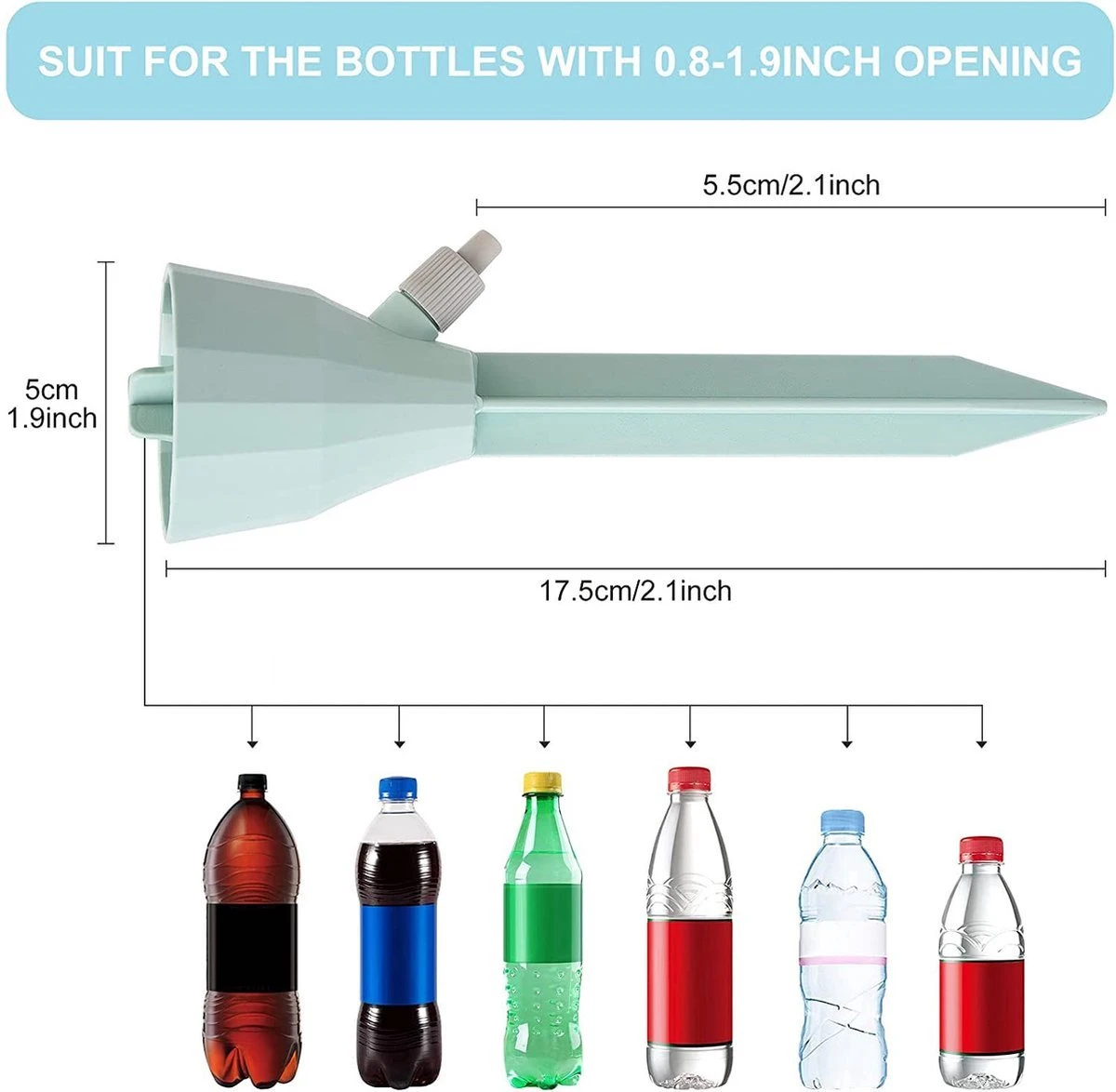 BOTC Waterdruppelaar Set Van 6 Stuks Voor Planten - Watergeefsysteem - Afbeelding 9