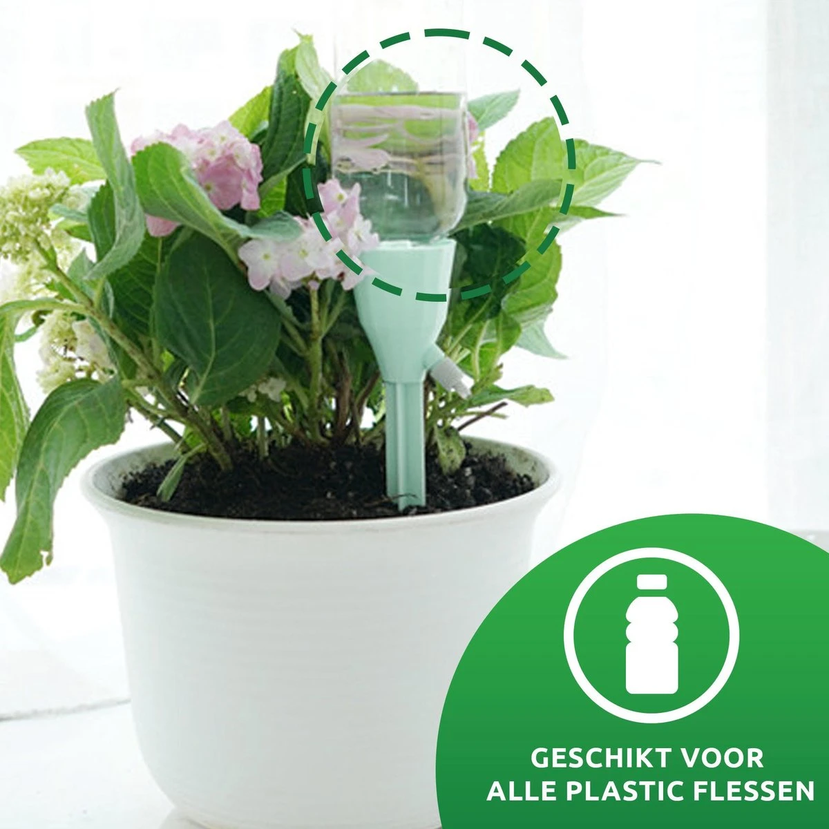SKYARD® Waterdruppelaar Set Van 10 – Watergeefsysteem Geschikt Binnen (Kamerplanten) En Buiten – Bewateringssysteem Met Instelbare Druppelsnelheid - Irrigatiesysteem - Planten Watergever - Waterbol - Afbeelding 4