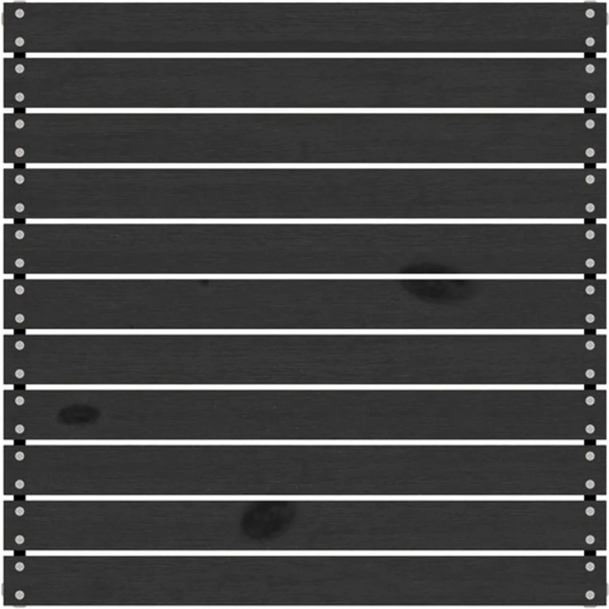 VidaXL 3-delige Loungeset Met Kussens Massief Grenenhout Zwart - Afbeelding 6