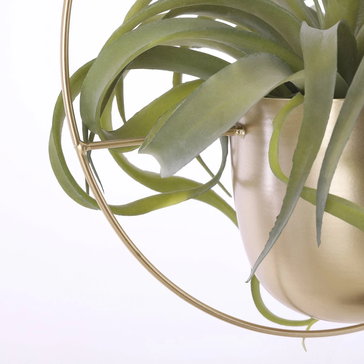 Mica Decorations Dexter Bloempot Wand - L34 X B14 X H34 Cm - Goud - Afbeelding 2