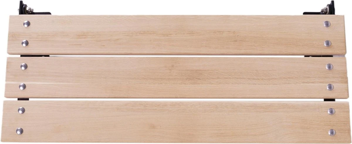 MaximaVida Opklapbare Gevelbank Jordaan 100 Cm- FSC Eikenhout - Afbeelding 3