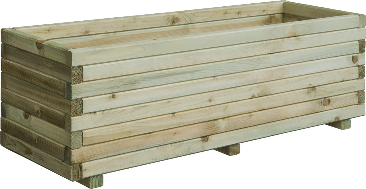 Intergard Houten Bloembakken Plantenbakken Rechthoek 80x40x35cm - Afbeelding 3