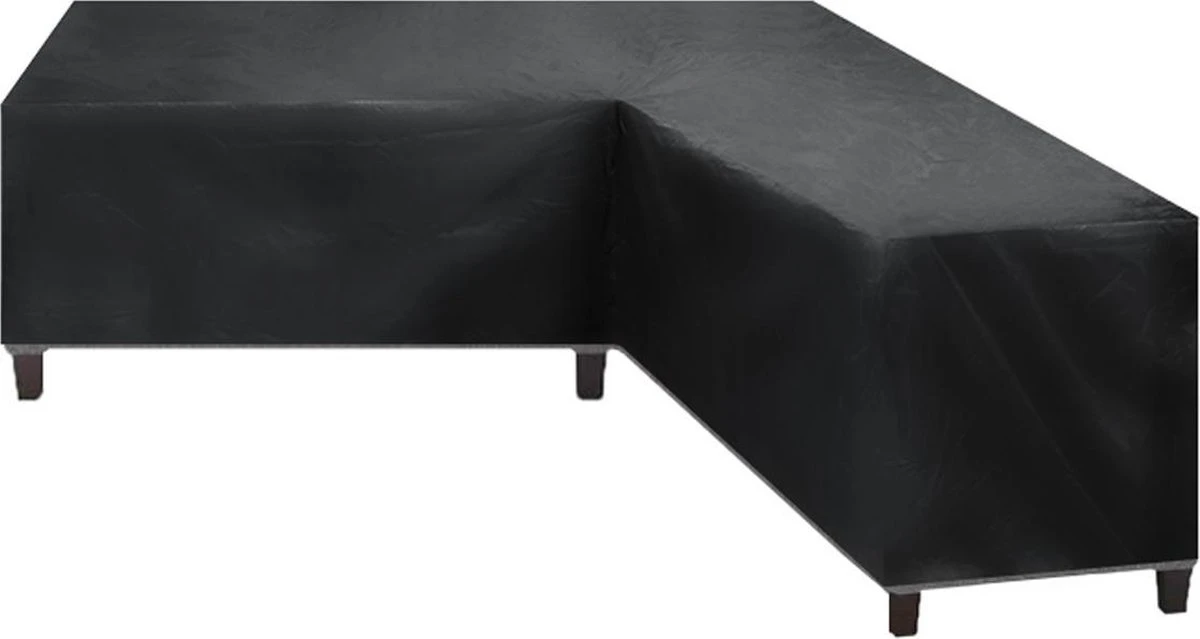 Merkloos Beschermhoes Voor Lounge Set - 215x87x80cm - Zwart - Tuin Set Beschermer - Afdekhoes Voor Lounge Bank - De Ideale Bescherming Voor Je Tuinmeubelen