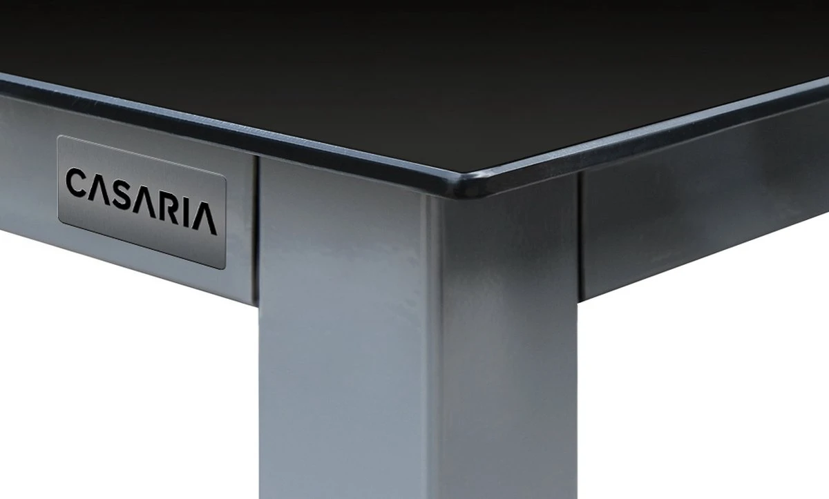 Casaria Alumunium Tuinset Bern - 6 Stoelen + 1 Tafel – Zilver - Afbeelding 8