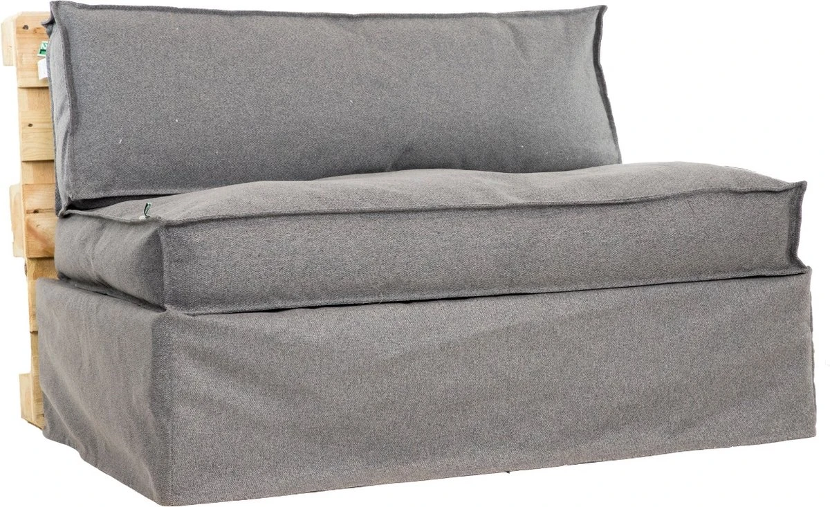 2L Home & Garden Palletkussen Metro Lounge Grijs - 120 X 80cm - Afbeelding 11