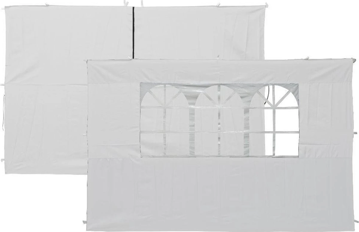 Garden Royal Easy Up Partytent 3x3 Met 4 Zijwanden Wit Waterdicht - Afbeelding 10