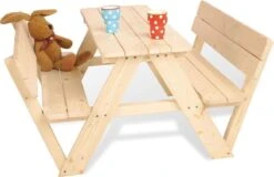 Pinolino Kinderpicknicktafel Nicki Met Rugleuning Voor 4 Personen