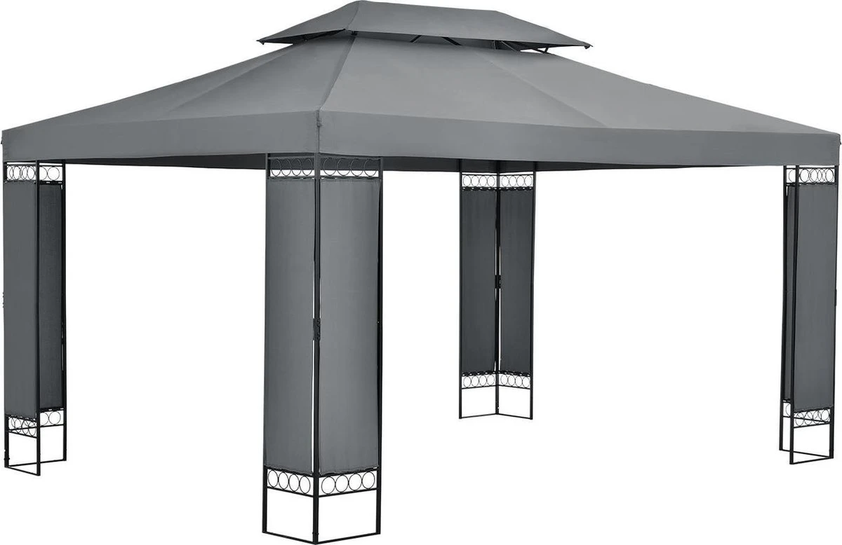 Paviljoen / Partytent - 3 X 4 Meter - Antraciet