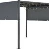 Pergola Fortaleza Tuinpaviljoen Met LED Verlichting 3x3 M Donkergrijs