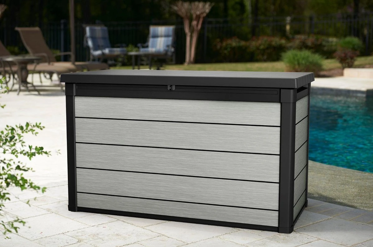 Keter Denali Opbergbox - 757L - 152x73x90cm - Grafiet - Afbeelding 12