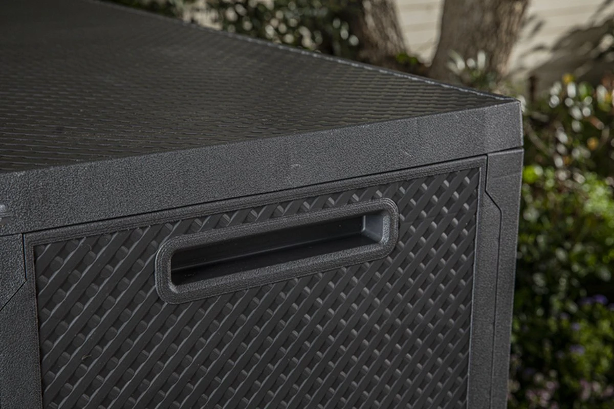 Keter Emily Opbergbox - 118x45x57 Cm - 270L - Grafiet - Afbeelding 8