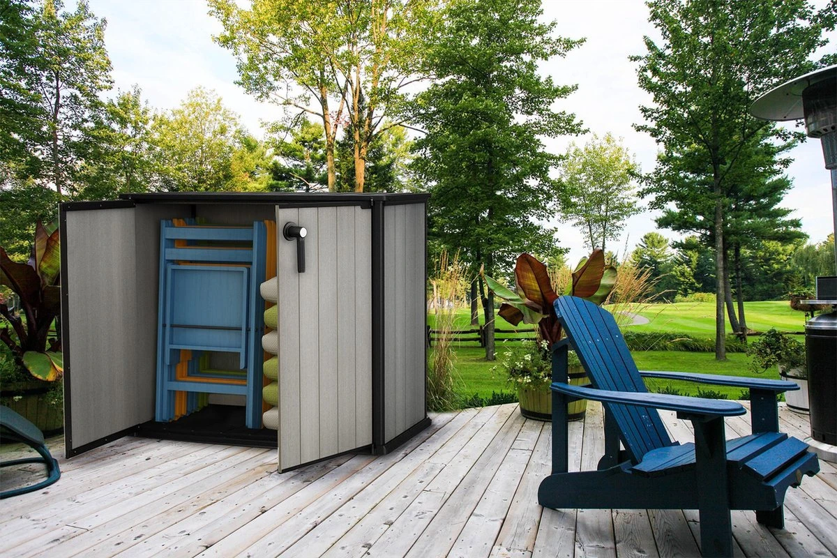 Keter Patio Store Opbergkast - 139,5x77x120cm - Grijs - Afbeelding 6