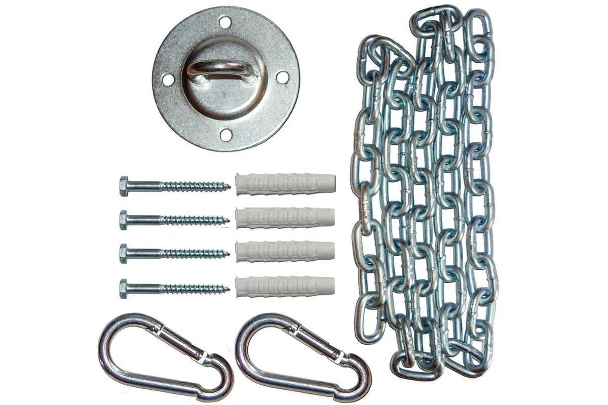 Ophangsysteem Hangstoel - In Hoogte Verstelbaar - Plafondhaak - Ophanghaak - Bokszak - Plafondbeugel - Afbeelding 3