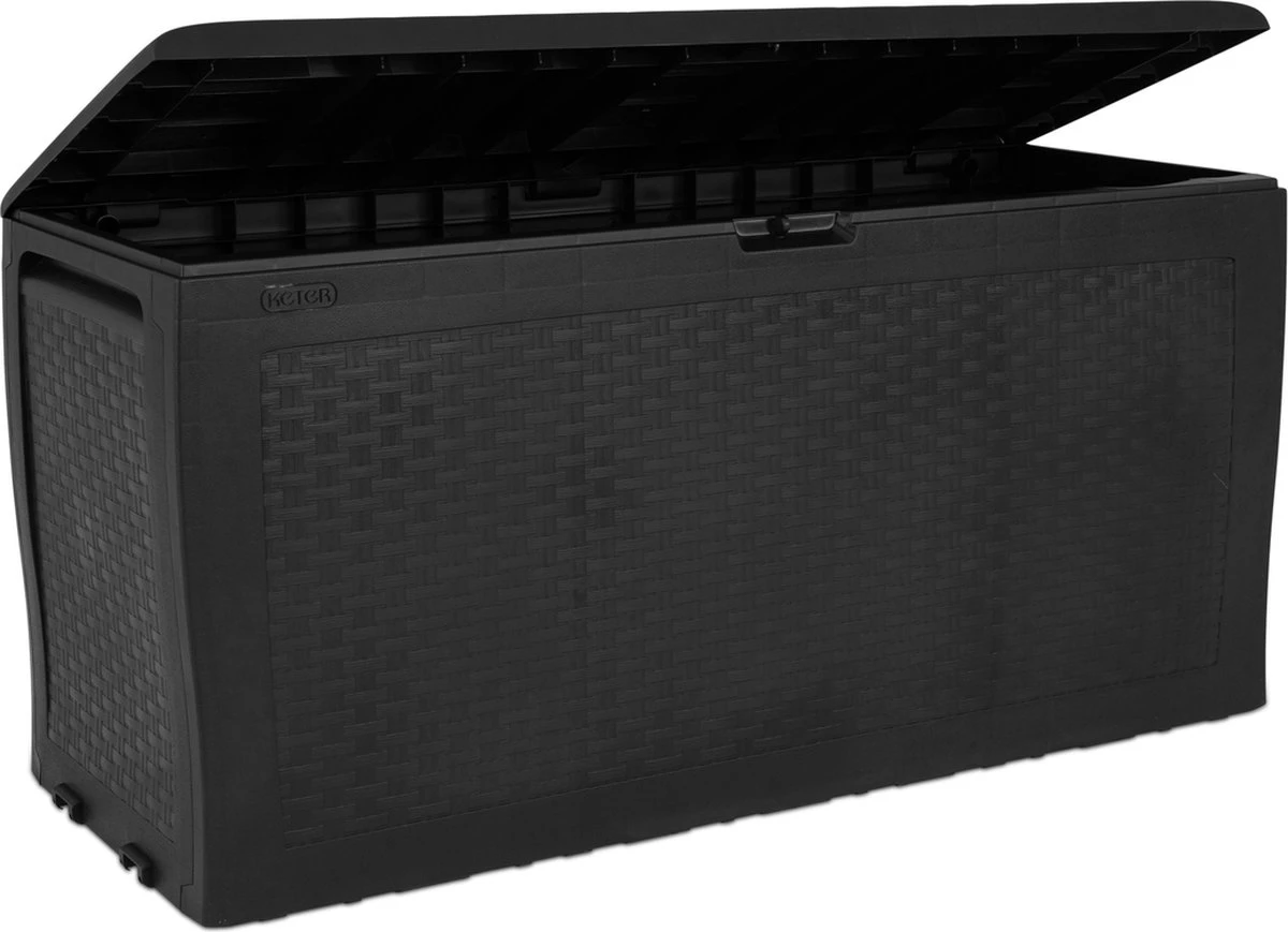 Keter Samoa Opbergbox - 270 L - 117x45x57 Cm - Grafiet - Afbeelding 5