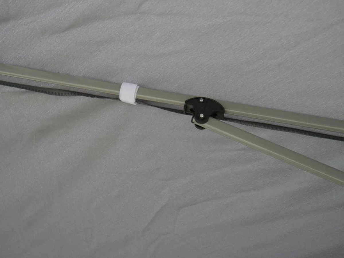 Partytent 3x6m Easy Up - 6 Zijwanden - Grijs - Afbeelding 3