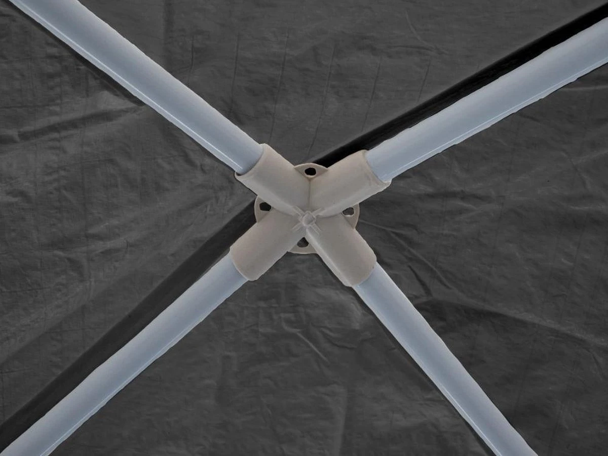 Garden Royal Partytent 3x3m Grijs Met 2 Zijwanden - Afbeelding 5