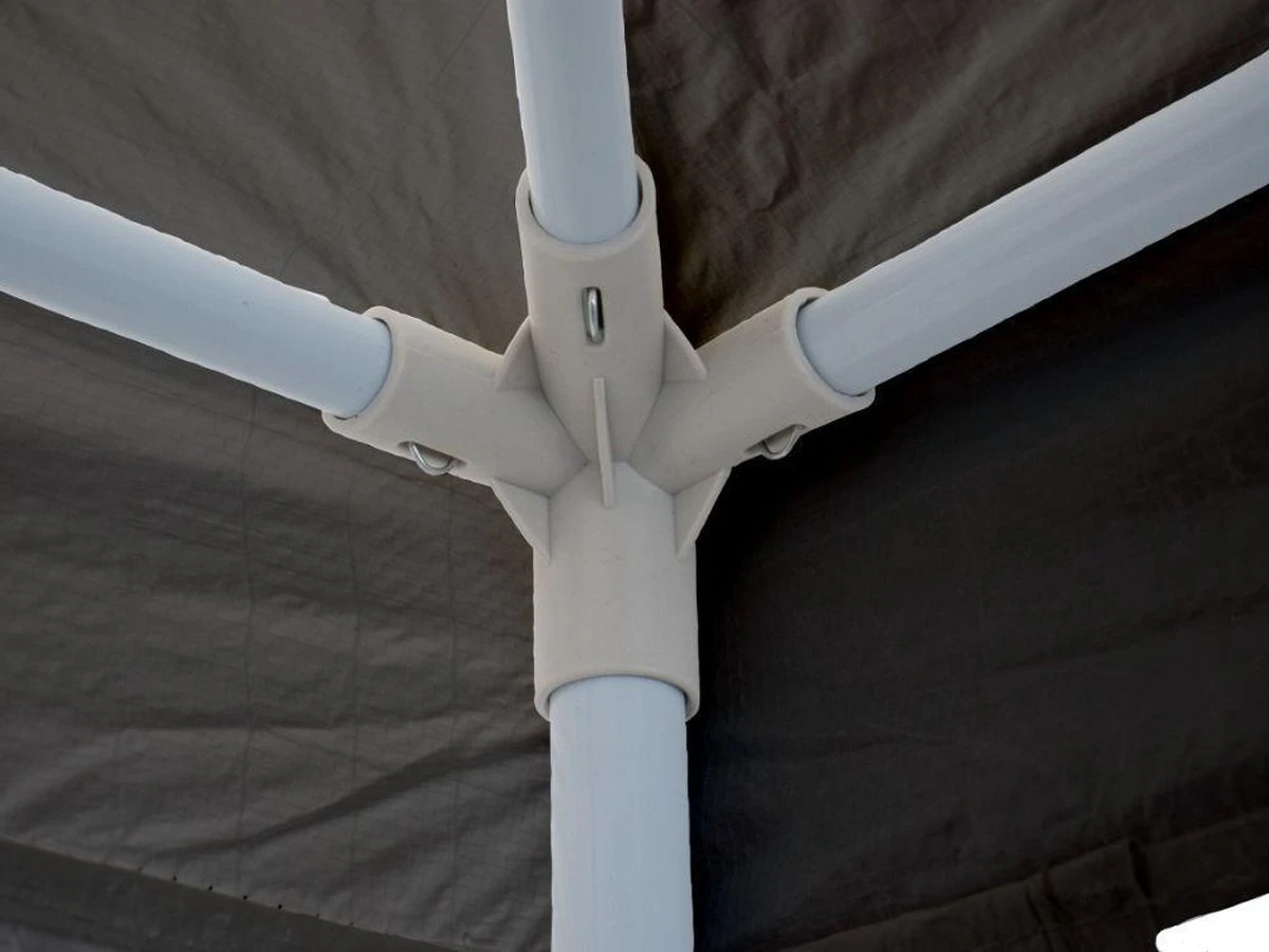 Garden Royal Partytent 3x3m Grijs Met 2 Zijwanden - Afbeelding 6