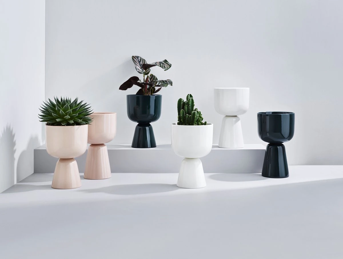 Iittala Nappula - Bloempot - Bloempotten Voor Binnen En Buiten - Plantenpotten - Wit - 230 X 155 Mm - 1 Stuk - Afbeelding 8