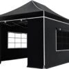 Easy Up 3x4,5m Zwart Luxe Partytent Opvouwbaar