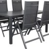 Hartman Napoli/Alma 160 Cm. Tuinset - 5-delig Verstelbaar