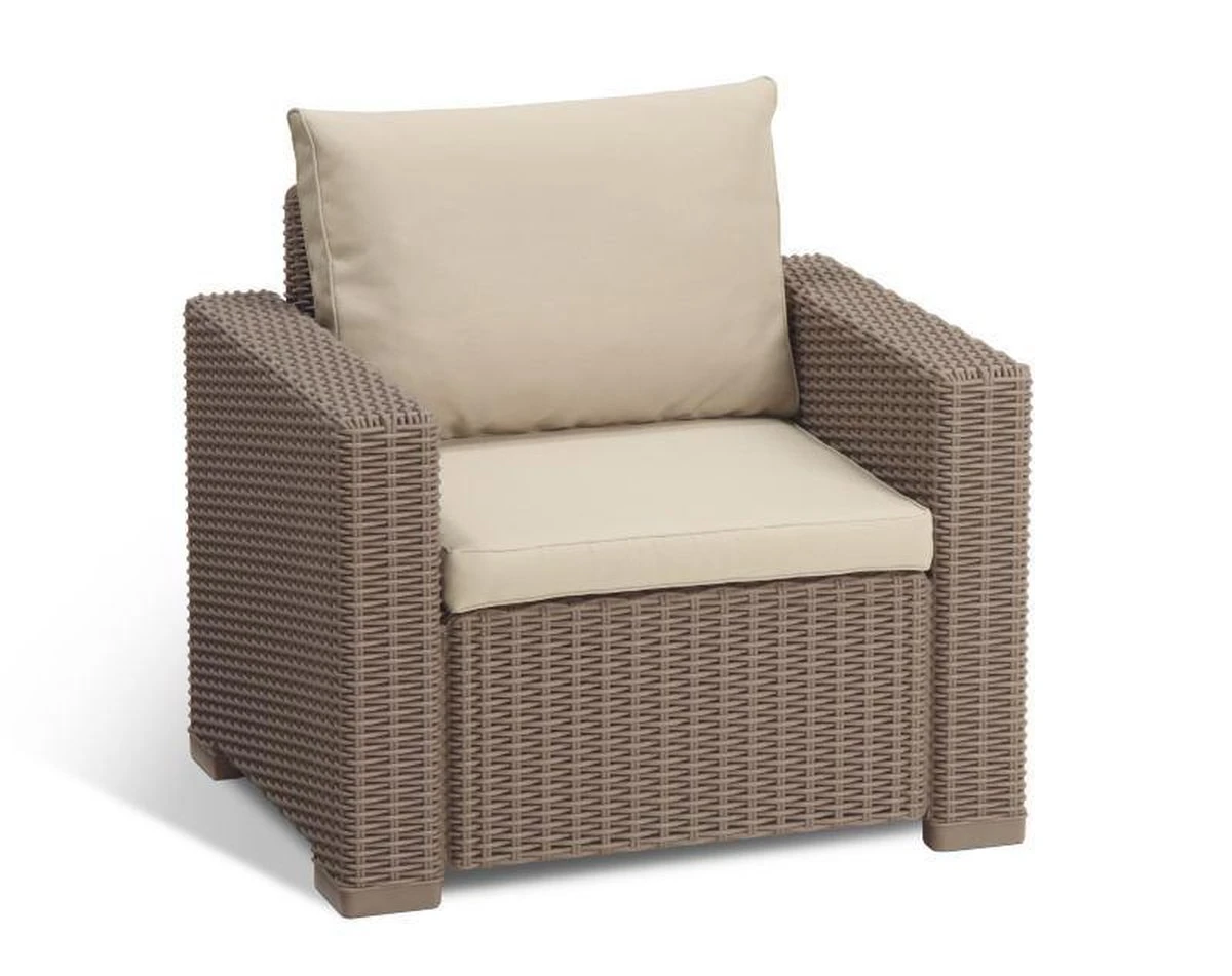 Allibert California Loungeset - 5 Personen - Cappuccino - Afbeelding 2