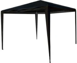 Partytent 3x3m Zwart Budget Zonder Zijwanden