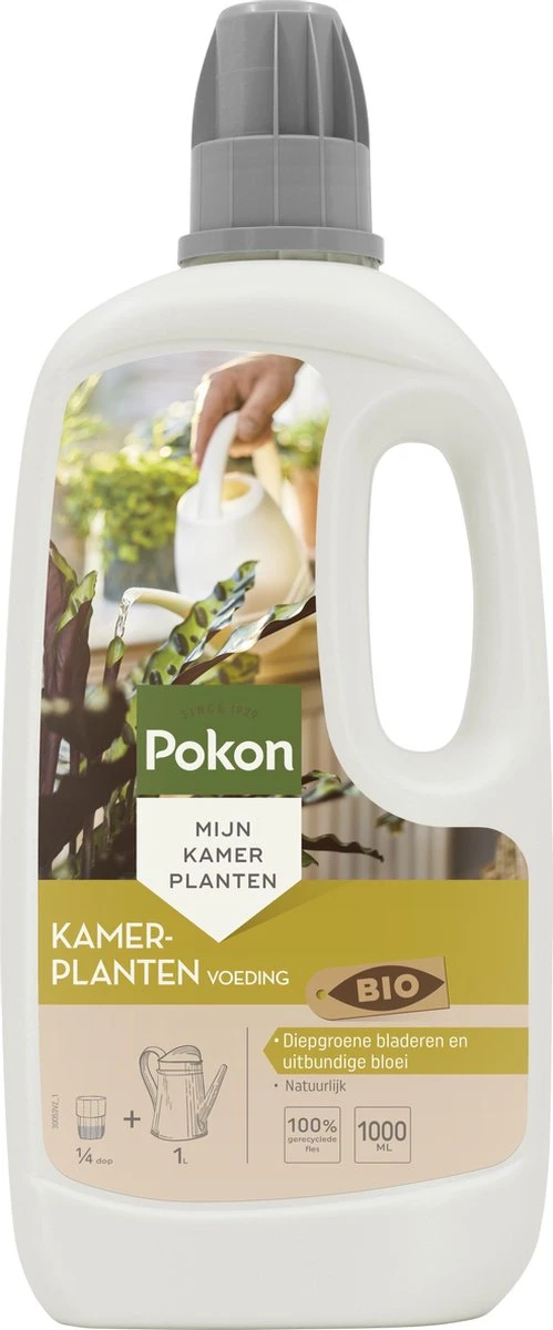 Pokon Bio Kamerplanten Voeding - 1l - Plantenvoeding (bio) - 7ml Per 1L Water