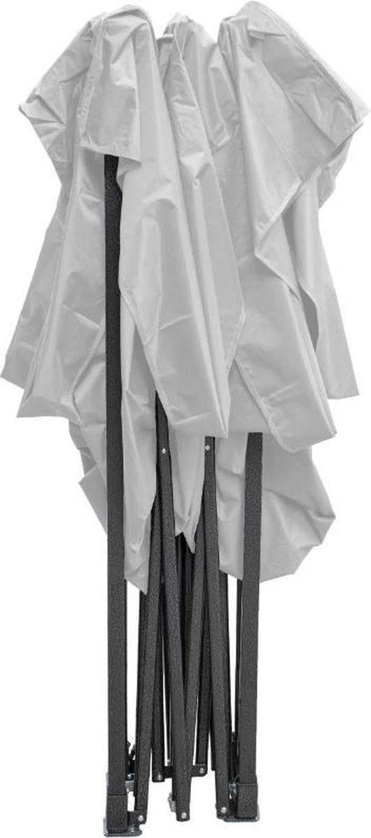 Garden Royal Easy Up Partytent 3x3 Met 4 Zijwanden Wit Waterdicht - Afbeelding 2