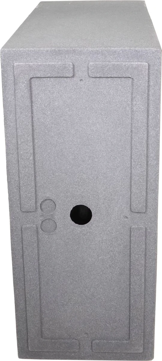 4gardenz® Stone Rechthoekige Bloembak Voor Buiten - 60x60x26cm - Lichtgrijs - Afbeelding 6