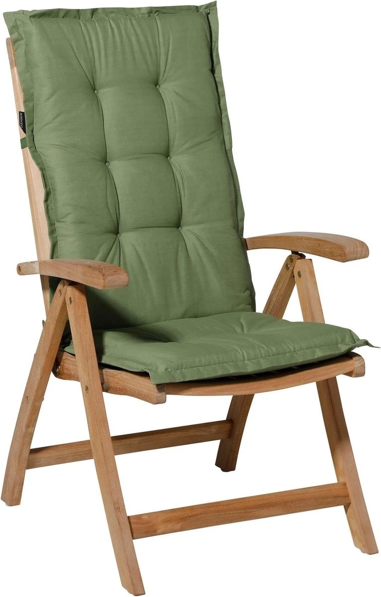 Madison Tuinstoelkussen Hoge Rug Basic Groen - Afbeelding 3
