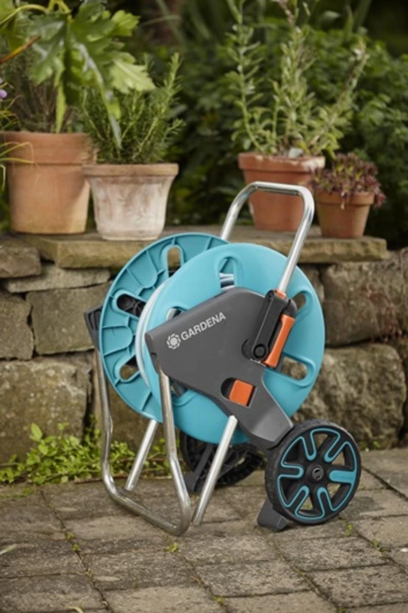 GARDENA - AquaRoll CleverRoll S Set Slangenwagen - Incl. 20 M Slang - Maximaal 40 M Opbergcapaciteit - Afbeelding 4
