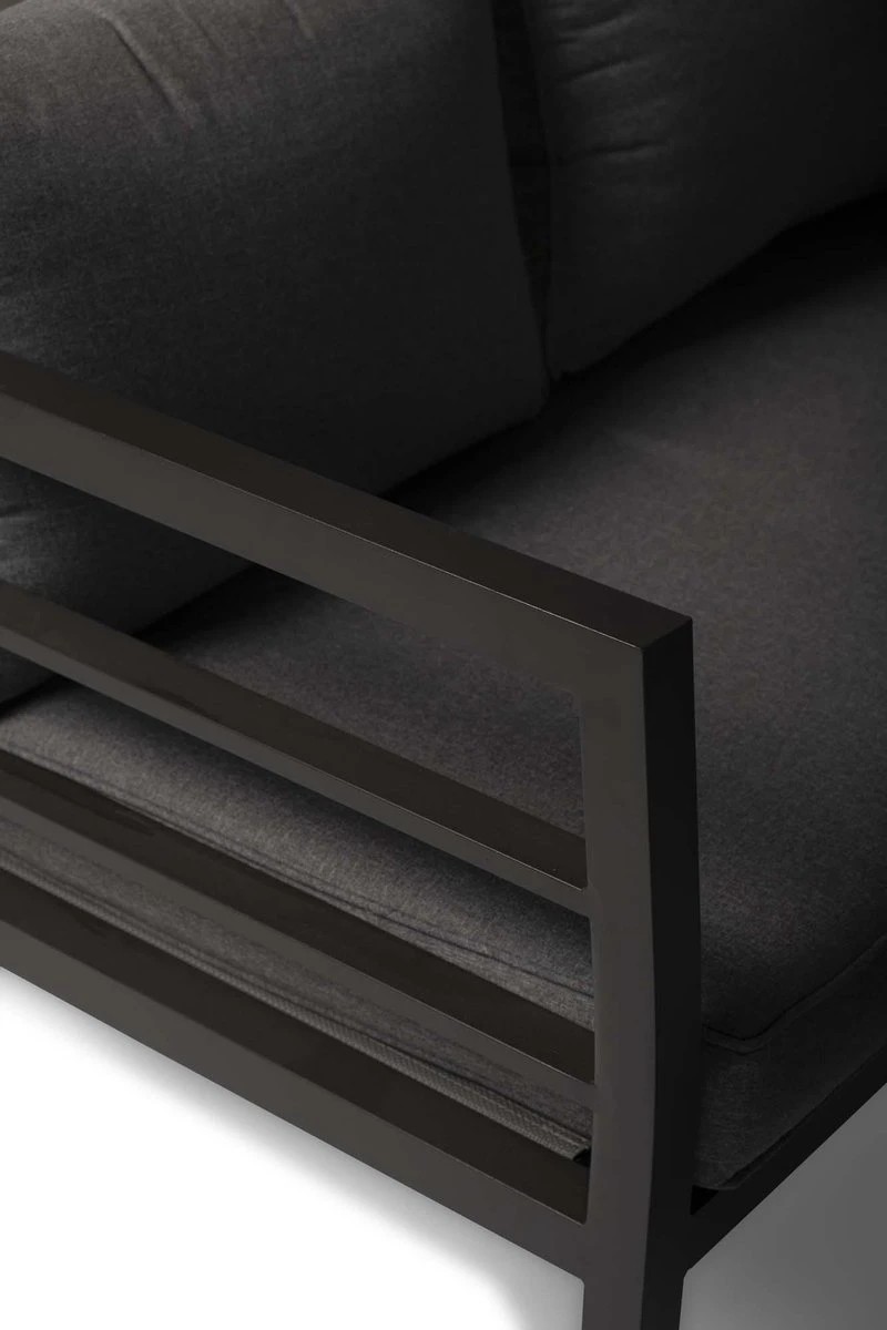 Merkloos Rocco | Loungeset Hoekset Tuinset | Aluminium| Hoekbank, Tuinbank, Tuintafel | 8 Zitplaatsen - Afbeelding 2