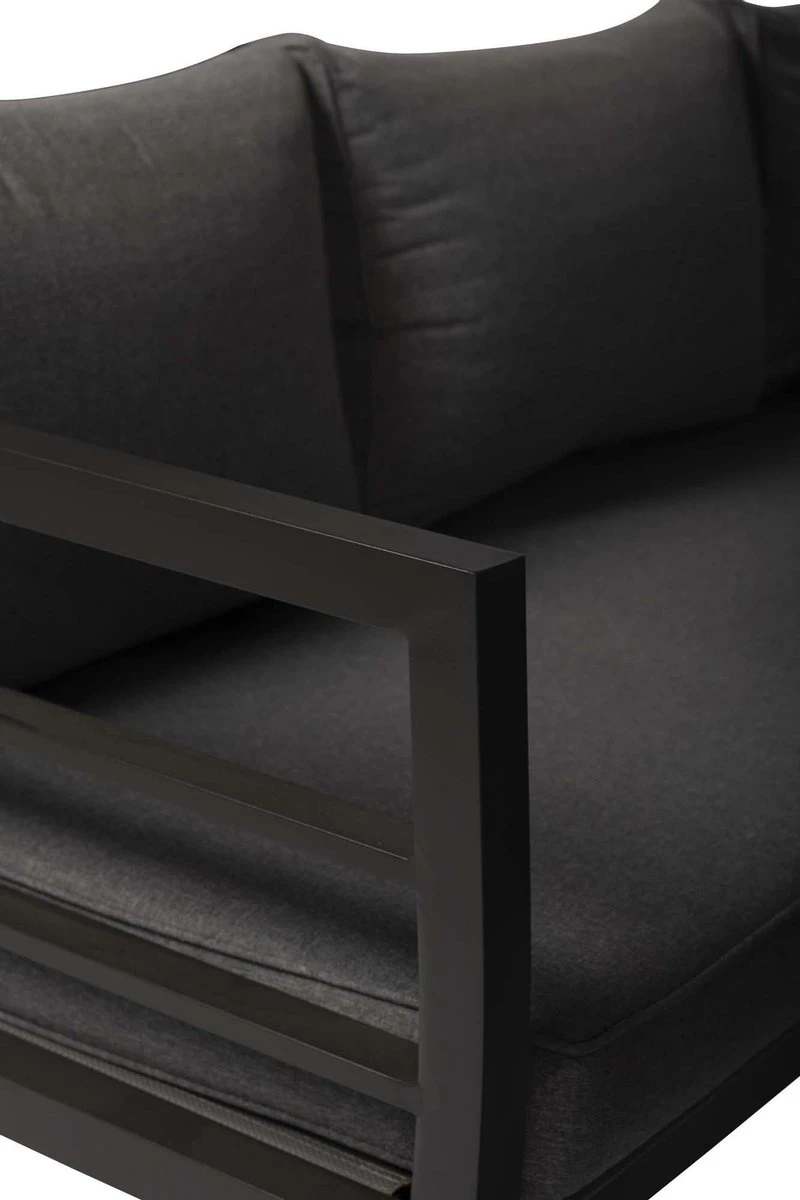 Merkloos Rocco | Loungeset Hoekset Tuinset | Aluminium| Hoekbank, Tuinbank, Tuintafel | 8 Zitplaatsen - Afbeelding 7