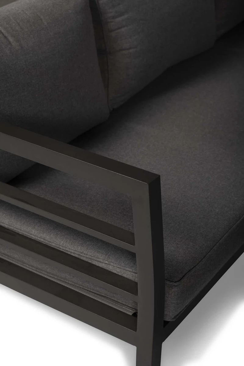 Merkloos Rocco | Loungeset Hoekset Tuinset | Aluminium| Hoekbank, Tuinbank, Tuintafel | 8 Zitplaatsen - Afbeelding 8