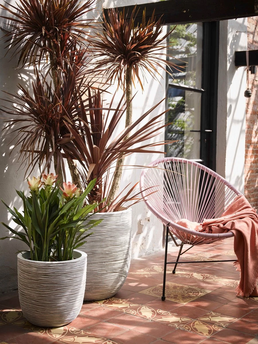 Capi Europe - Bloempot Bol Rib NL - 35x34 - Zwart - Voor Binnen En Buiten - KBLR932 - Afbeelding 3