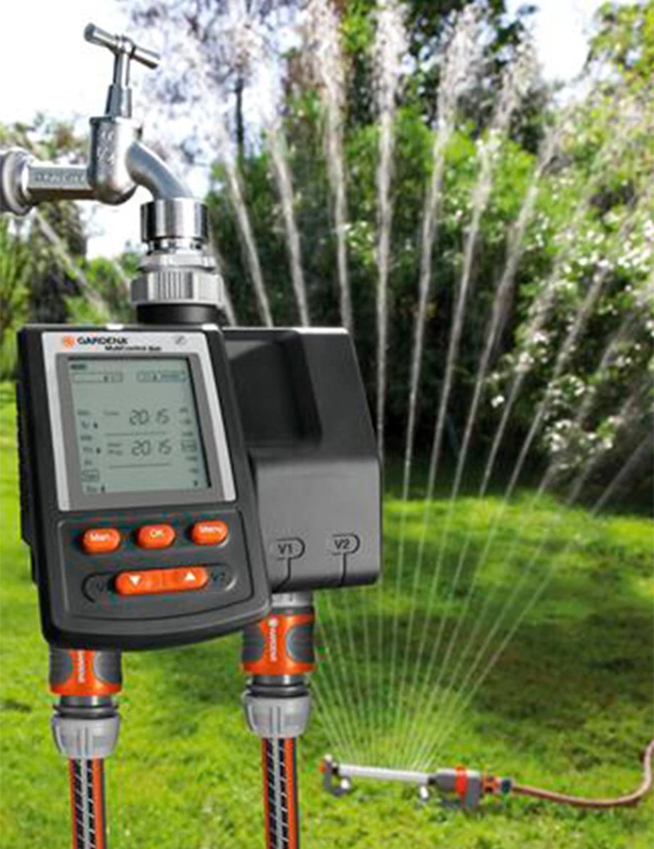 GARDENA Besproeiingsomputer MultiControl Duo - 3 Besproeiingen Per Dag - 1min Tot 3u 59min. - Afbeelding 2